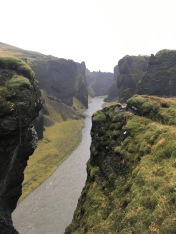 Looking inward towards Fjaðrárgljúfur