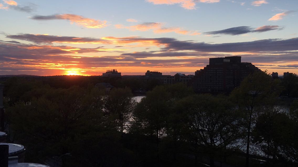 Sunset on the Charles
