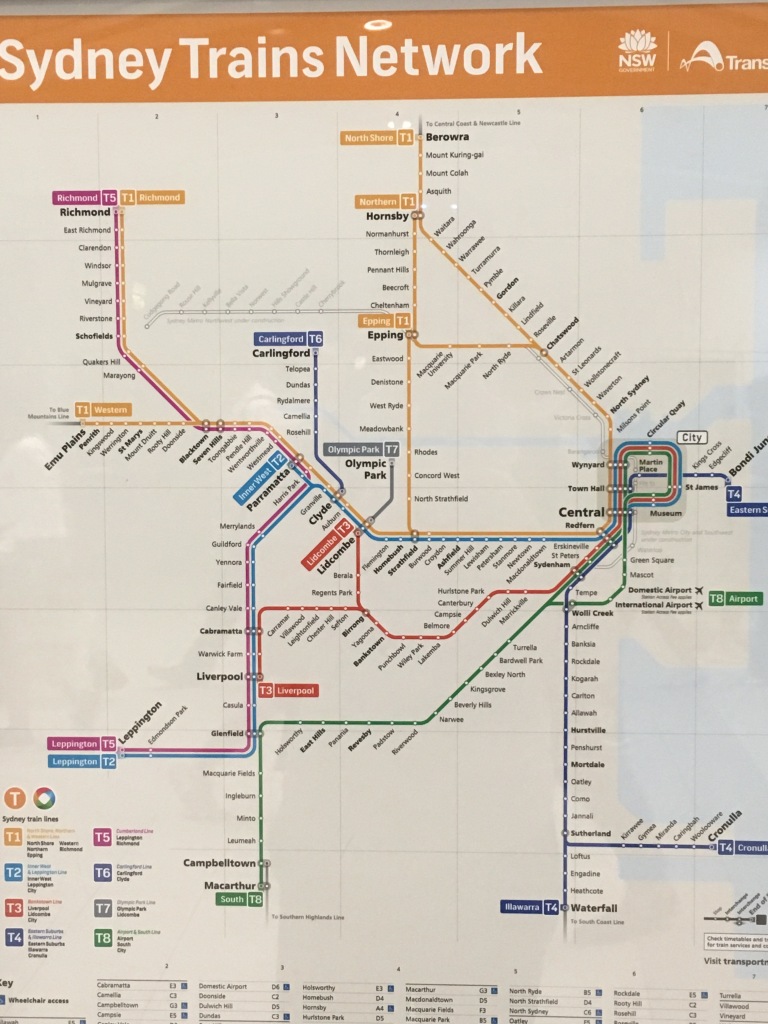 Sydney's train network